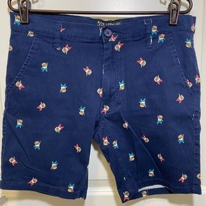 Raw Yarn Industries Dancing Pug Shorts